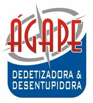 Logotipo Ágape Dedetizadora e Desentupidora